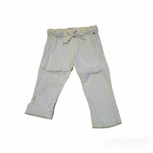 Mayoral Girls White Perforated Pants 2